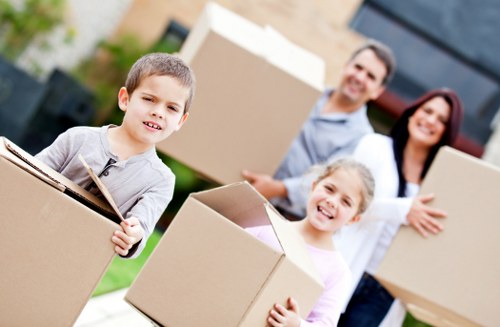 Spacious removal van in Brompton for safe transport