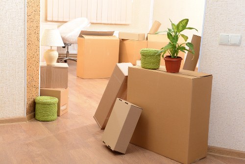 Organized packing supplies for a safe move in Brompton