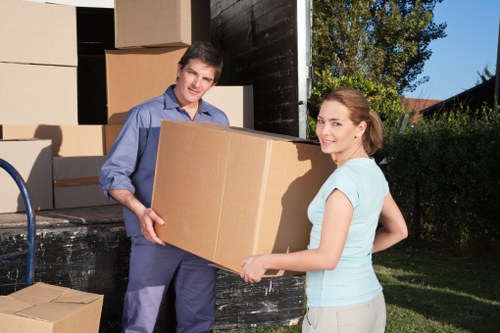 Packing fragile items for home moves in Brompton